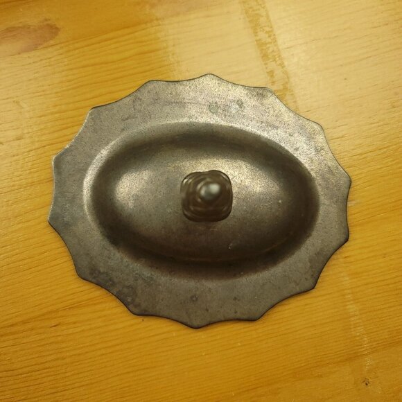 Vintage Godinger Sliver Plate Velvet Lined Trinket Box Jewelry‎ Caddy / Lid 1991 - Picture 4 of 13